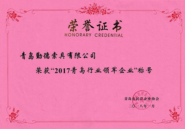 青島市行業(yè)領(lǐng)軍企業(yè)